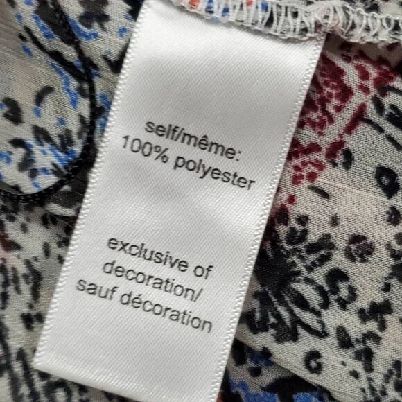 Maurices 0/1x Plus Black Fringe Cover Top - Picture 4 of 5